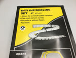 Woodland Scenics ST1411 4% x2' Incline/Decline Set 0-4" in 8' (x4/Set)