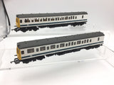 Lima 205152/205154 OO Gauge White/Blue BR Class 117 DMU Power/Dummy Car