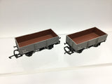 Hornby R6441 OO Gauge NE 5 Plank Wagon 629814 x2