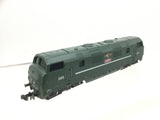 Minitrix N208 N Gauge Class 42 Warship D825 Intrepid BR Green