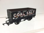 Hornby R6583 OO Gauge 7 Plank Wagon Grimsby Coal Salt & Tanning Co