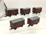Dapol A012 OO Gauge Unpainted Box Van x5