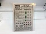 Sankey Scenics BRIDGE4 OO Gauge Bridge Plates & Signage