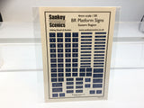 Sankey Scenics BRPS ER4 OO Gauge BR Platform Signs Eastern Region