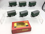 Triang R11 OO Gauge BR Green Closed Van W8755 x6