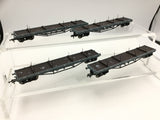 Bachmann 33-926 OO Gauge LMS Bogie Bolster Wagon x4