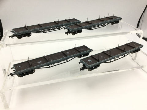 Bachmann 33-926 OO Gauge LMS Bogie Bolster Wagon x4