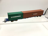 Hornby R6558 OO Gauge KFA Container Wagon Florens/Evergreen