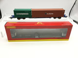 Hornby R6558 OO Gauge KFA Container Wagon Florens/Evergreen