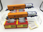 Hornby R6557 OO Gauge KFA Container Wagon Hapag-Lloyd/Interflow x2