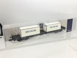 Roco 76714 HO Gauge NS Rs Bogie Stake Wagon w/USL Container Load IV