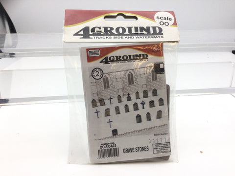4Ground Models SR-A02 OO Gauge Grave Stones Kit