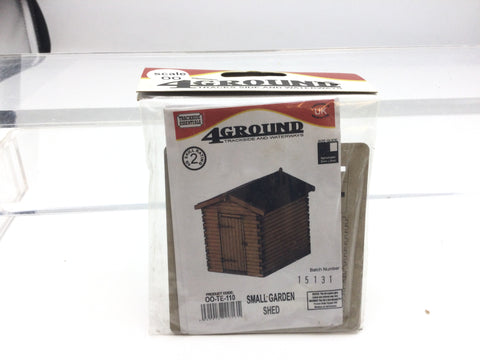 4Ground Models TE-110 OO Gauge Small Garden Shed Kit
