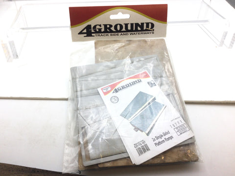 4Ground Models TS-107 OO Gauge 2x Single Sided Platform Ramps Kit