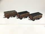 Peco R50/1C OO Gauge 7 Plank Wagon Craven Llewellyn x3