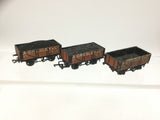 Peco R70AG OO Gauge 5 Plank Wagon Gresley & Co x3