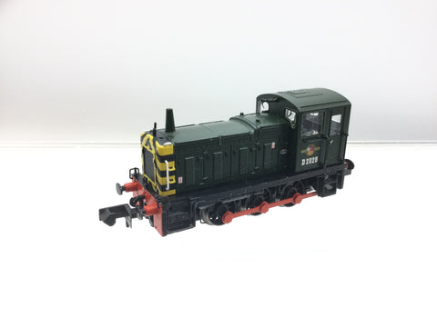 Graham Farish 371-061A N Gauge Class 03 D2028 BR Green (Wasp Stripes)