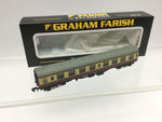 Graham Farish 374-050A N Gauge BR Red/Crm Mk1 SK Corr 2nd Coach E24813
