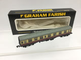 Graham Farish 374-250 N Gauge BR Red/Crm Mk1 CK Corr Comp Coach M15019