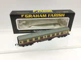 Graham Farish 374-050D N Gauge BR Red/Crm Mk1 SK Corr 2nd Coach M24159