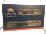 Bachmann 31-325A OO Gauge Class 105 2-Car DMU BR Blue [W]