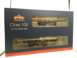 Bachmann 31-326B OO Gauge Class 105 2-Car DMU BR Green (Speed Whiskers)