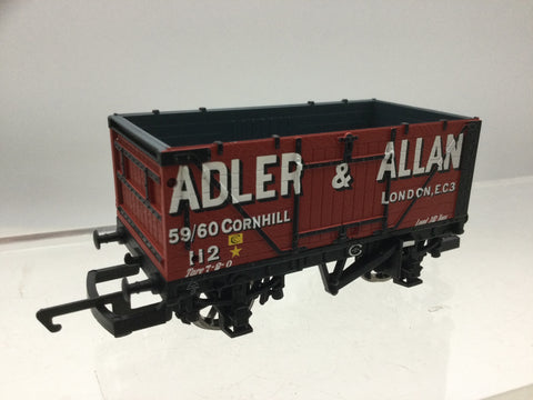 Hornby R6212B OO Gauge 8 Plank End Tipping Wagon Adler & Allan