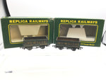 Replica 13204 OO Gauge 7 Plank Wagon C&G Ayres, Reading x2 Weathered