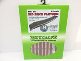 Metcalfe PN110 N Gauge Platform - Red Brick Card Kit