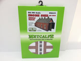 Metcalfe PO331 OO/HO Gauge Single Engine Shed - Brick Card Kit