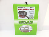 Metcalfe PO330 OO/HO Gauge GWR Signal Box Card Kit
