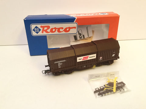 Roco 47432 HO Gauge SBB CFF Teleskophaubenwagen Rail Cargo Austria