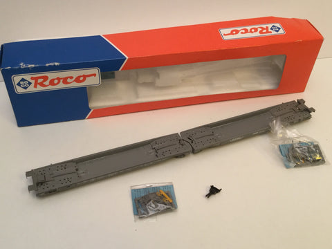 Roco 46590 HO Gauge SBB CFF Twin Flat Wagons (No Load)