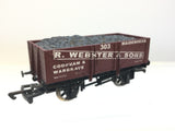 Dapol B522 OO Gauge 7 Plank Wagon R Webster & Sons, Maidenhead Twin Set