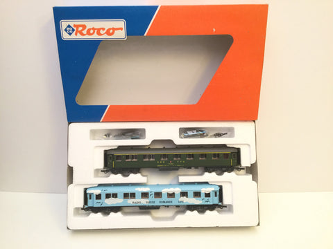 Roco 44144 HO Gauge SBB CFF Abteilwagen Set Radio Suisse Romande
