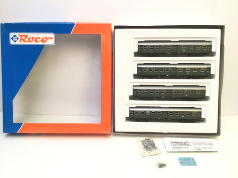 Roco 44029/30 HO Gauge DB Umbauwagen Set x4