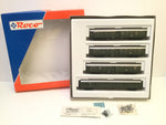 Roco 44053 HO Gauge DB Personenwagen/Gepackwagen Set x4