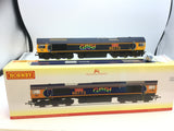Hornby R30023 OO Gauge GBRf, Class 66, Co-Co, 66773 'Pride of GB Railfreight'-Weathered