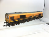 Hornby R3922 OO Gauge G&W/Freightliner, Class 66, Co-Co, 66623 - Weathered