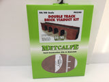 Metcalfe PO240 OO/HO Gauge Viaduct - Red Brick Card Kit