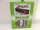 Metcalfe PO240 OO/HO Gauge Viaduct - Red Brick Card Kit