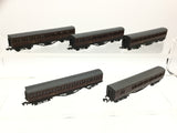 Graham Farish 621/631 N Gauge Maroon Mainline Coaches x5