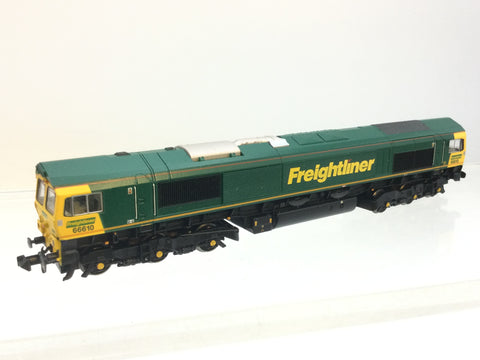 Graham Farish 371-376 N Gauge Freightliner Class 66 No 66610 (NEEDS ATTN)