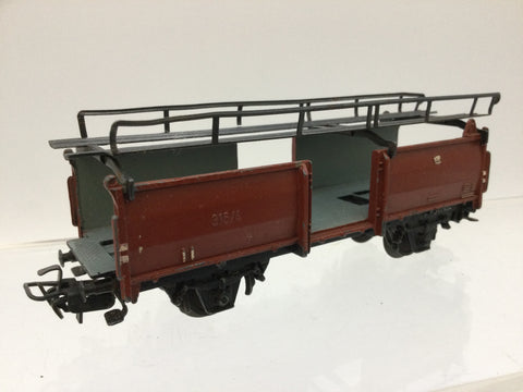 Marklin 315/4 HO Gauge Autotransportwagen 3 Rail (Lot 1)