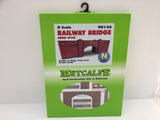 Metcalfe PN146 N Gauge Double Track Bridge - Brick Card Kit