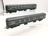 Lima 305302/305303 OO Gauge BR Mk 2 Blue Grey Coaches W5449/W16084