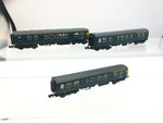 Graham Farish 371-510 N Gauge BR Blue 3 Car Class 101 DMU (NEEDS ATTN)