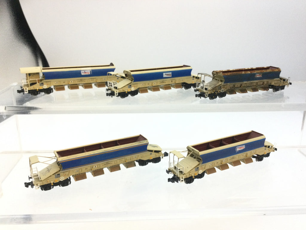 Auto Ballaster Graham Farish 377-700/377-701 N Gauge Auto-Ballaster Wagon x5 (Modified)