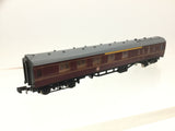 Graham Farish 0691 N Gauge BR Maroon Mk1 Brake Coach M21236