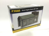 Graham Farish 42-0002 N Gauge Stone Engine Shed with Tank